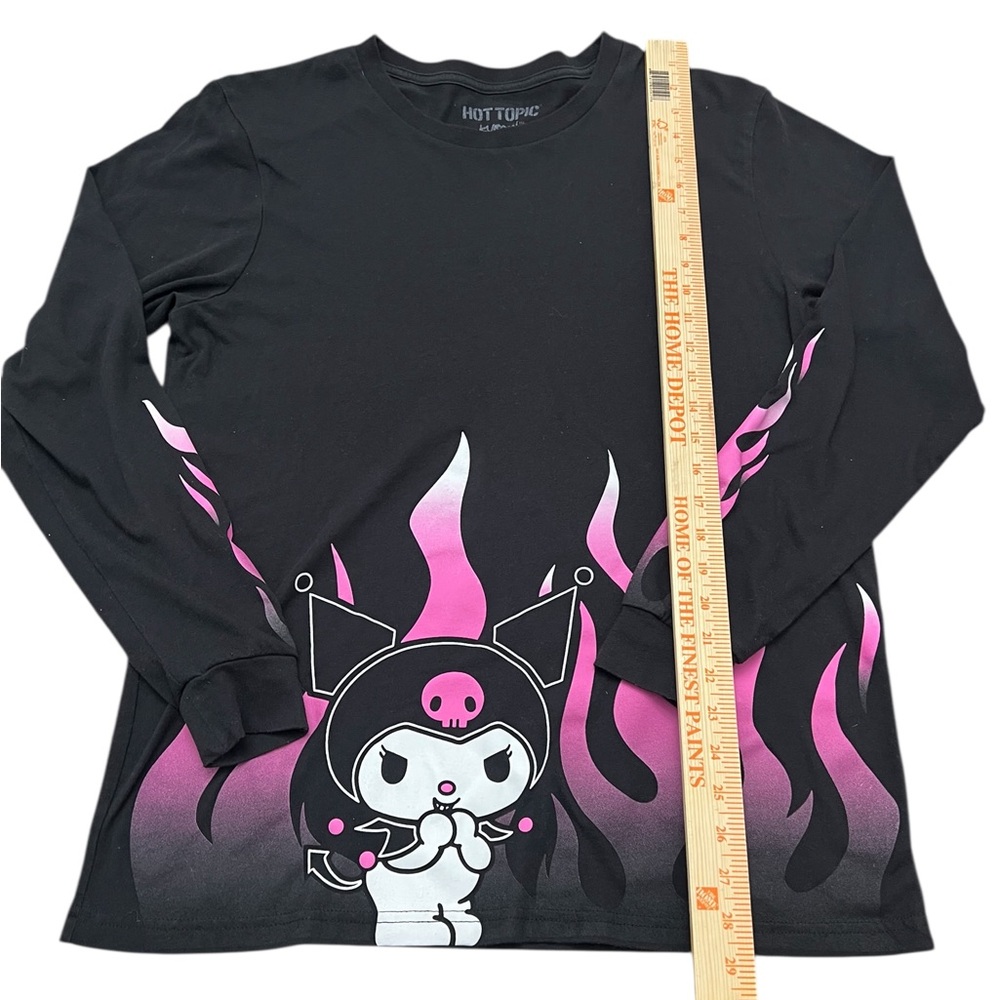 Hot topic Kuromi size Large long sleeve black tshirt - Picture 4 of 6